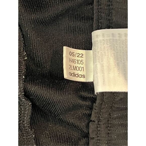 Adidas Essentials Warm Up Tapered Jogger Pants SMALL Triple Stripes Tricot - Picture 10 of 11